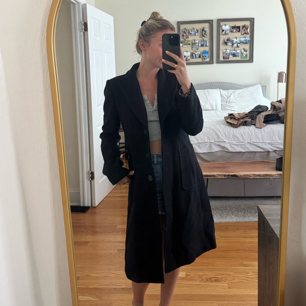 Banana Republic Classic Black Coat